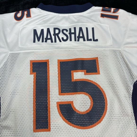 BRANDON MARSHALL DENVER BRONCOS REEBOK Retro JERSEY YOUTH Large Throwback - Picture 10 of 10